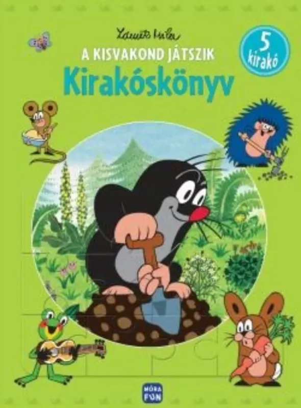 Vedd meg online A kisvakond játszik - Kirakóskönyv - 5 kirakó (4. kiadás)