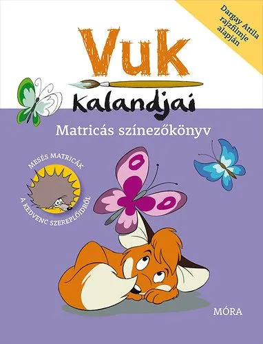Gyors kiszállítás Vuk kalandjai - matricás színezőkönyv