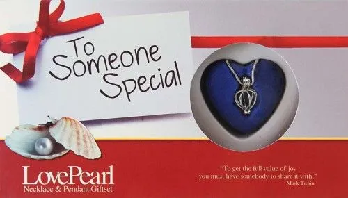 Különleges ajánlat Igazgyöngy Ajándékszett - nyaklánc és medál - Someone Special Egy különleges embernek