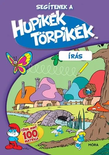 Segítenek a Hupikék Törpikék - Írás matricás foglalkoztató Szezonális akció