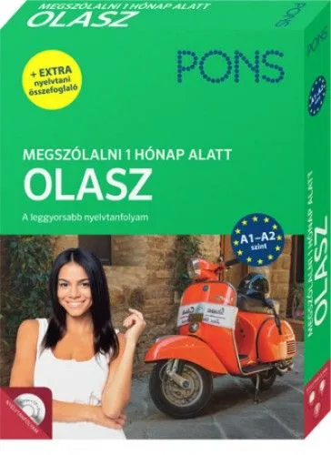 PONS Megszólalni 1 hónap alatt - Olasz (könyv + CD) Olcsóbb