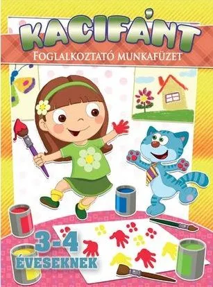 Kacifánt - Foglalkoztató munkafüzet - 3-4 éves Vedd meg online