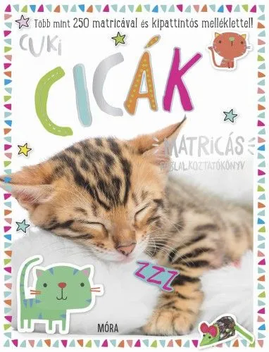 Ajánlat Cuki cicák - Matricás foglalkoztatókönyv