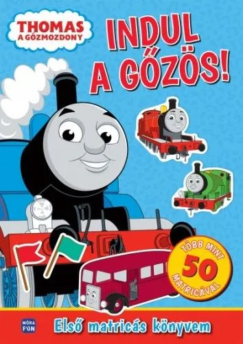 Thomas: Indul a gőzös – matricás foglalkoztató Újdonság