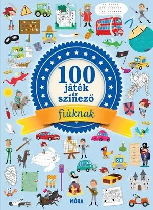 100 játék és színező fiúknak Azonnal elérhető