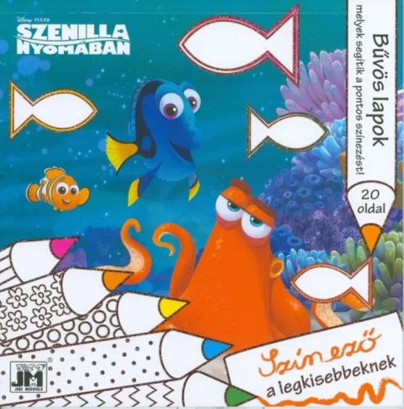 Nézd meg most Szenilla nyomában - 20x20 csillám színező
