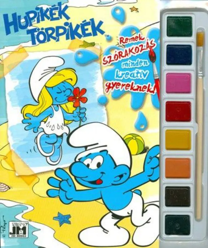 Rendeld meg most Hupikék Törpikék - A5 kifestő festékkészlettel