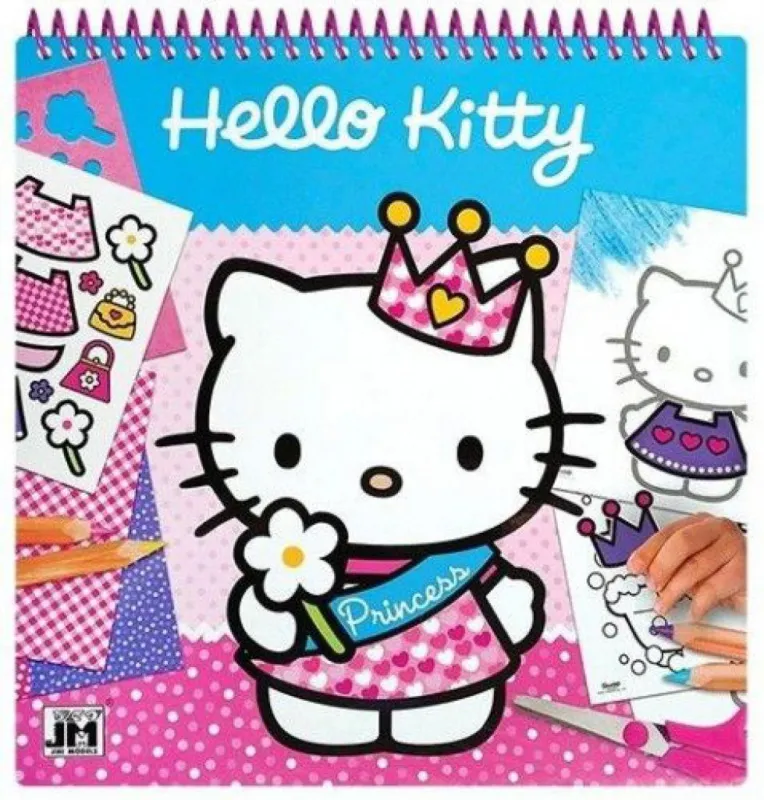 Kedvezmény Hello Kitty - 25x25 kreatív matricás színező