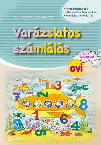 Varázslatos számlálás ovi 5-7 éveseknek - matricás melléklettel Biztonságos vásárlás