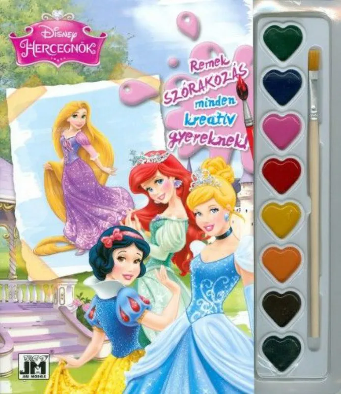 Végkiárusítás Disney Hercegnők - A5 kifestő festékkészlettel 2.