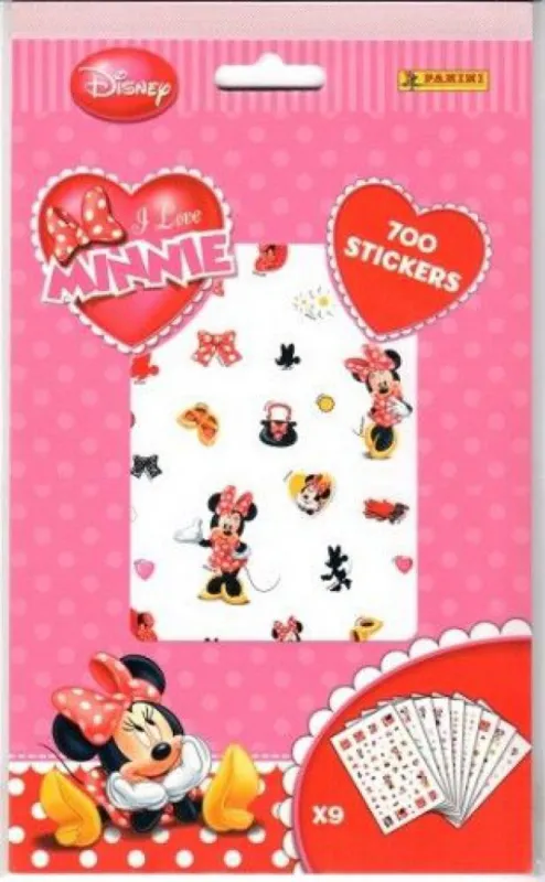 Kiárusítás Matrica - I love Minnie / 700 darabos