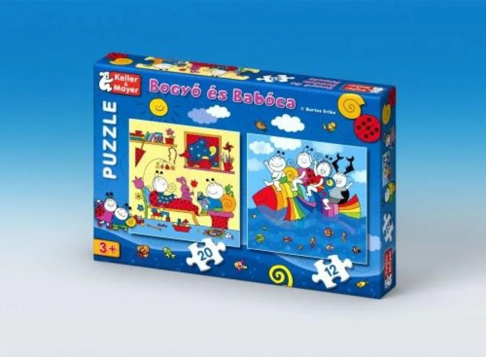 Bogyó és Babóca - Szivárványhal (puzzle) Expressz kézbesítés