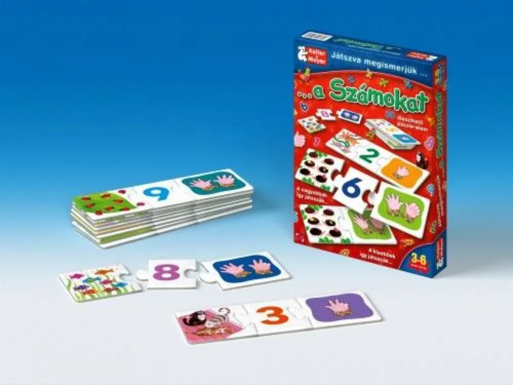 Újdonság Játszva megismerjük a számokat (puzzle)