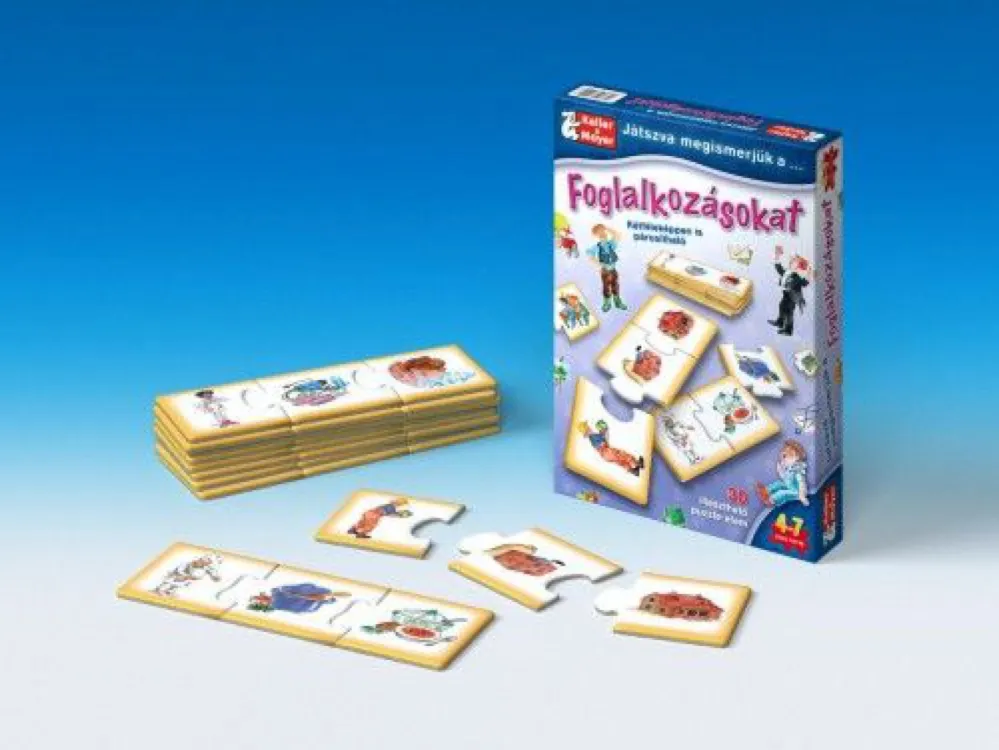 Játszva megismerjük a foglalkozásokat (puzzle) Expressz kézbesítés