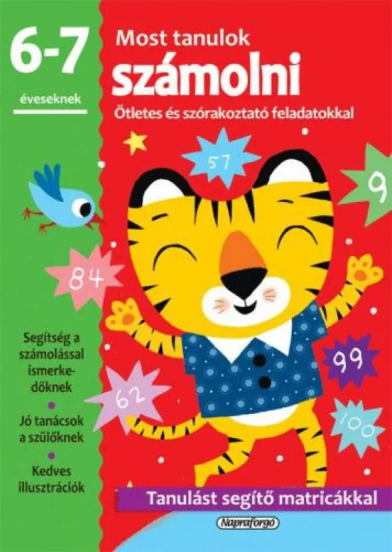 Biztonságos fizetés Most tanulok... számolni (6-7 éveseknek)