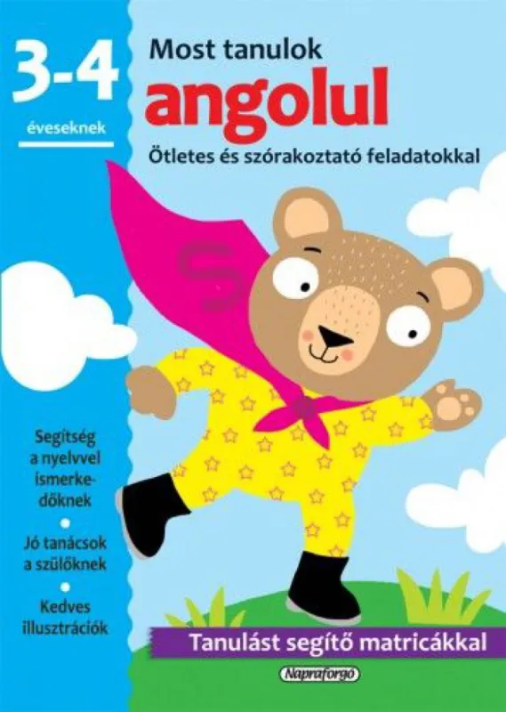 Újdonság Most tanulok... angolul (3-4 éveseknek)