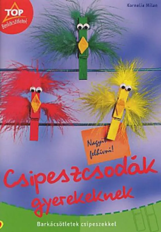 Csipeszcsodák gyerekeknek - Barkácsötletek csipeszekkel Akciós ár