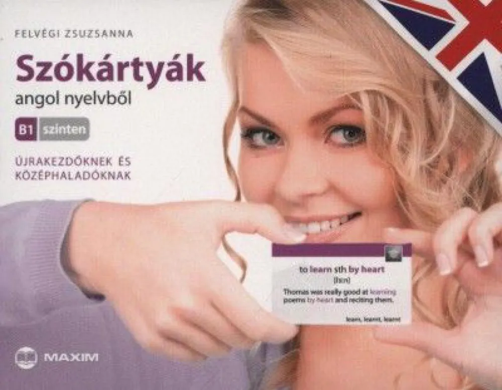 Azonnali szállítás Szókártyák angol nyelvből - B1 szinten - Újrakezdőknek és középhaladóknak