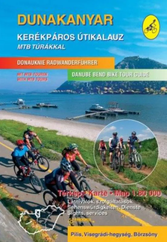 Vásárlói kedvenc Dunakanyar kerékpáros útikalauz
