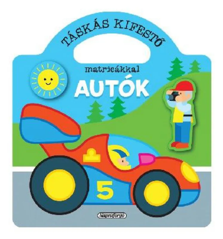 Expressz kézbesítés Táskás kifestő matricákkal - Autók
