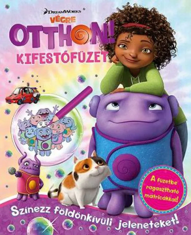 Végre otthon - kifestőfüzet matricákkal Végkiárusítás