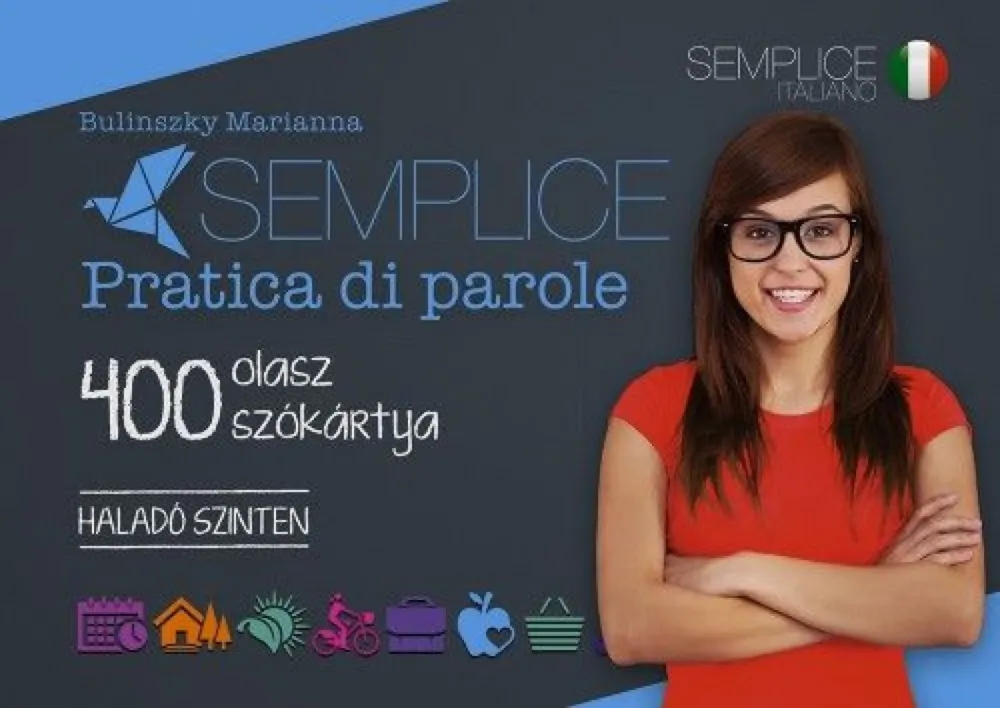 Alacsony ár Semplice Pratica di parole - 400 olasz szókártya - Haladó szinten