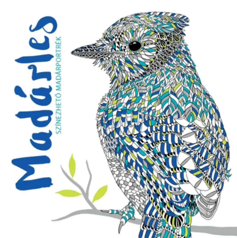 Újdonság Madárles - Színezhető madárportrék