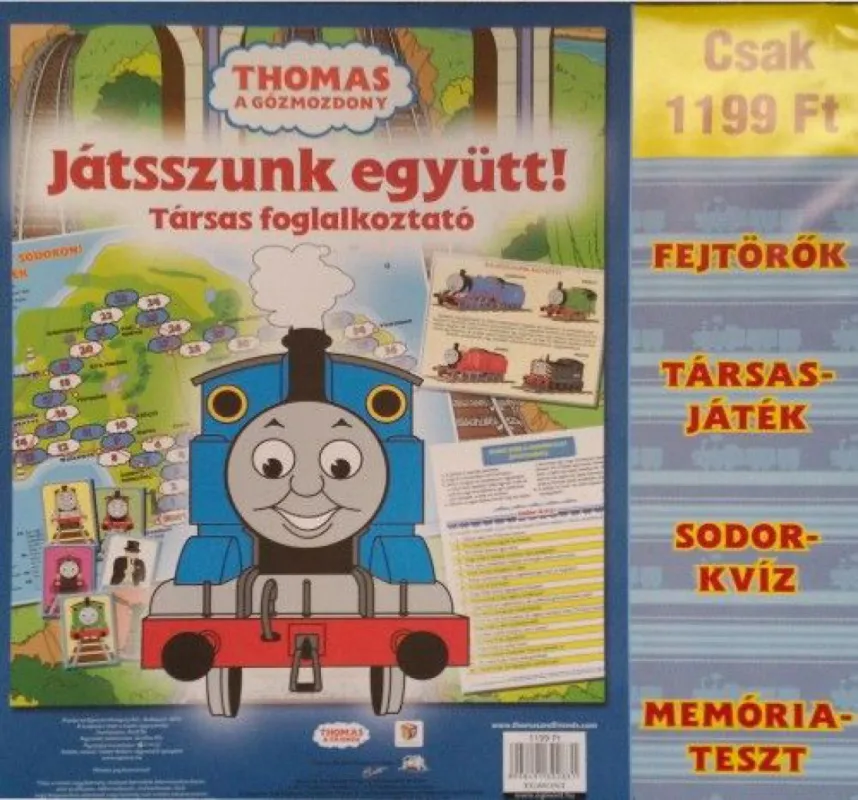 Játsszunk együtt! - Thomas, a gőzmozdony - Társas foglalkoztató Legkelendőbb