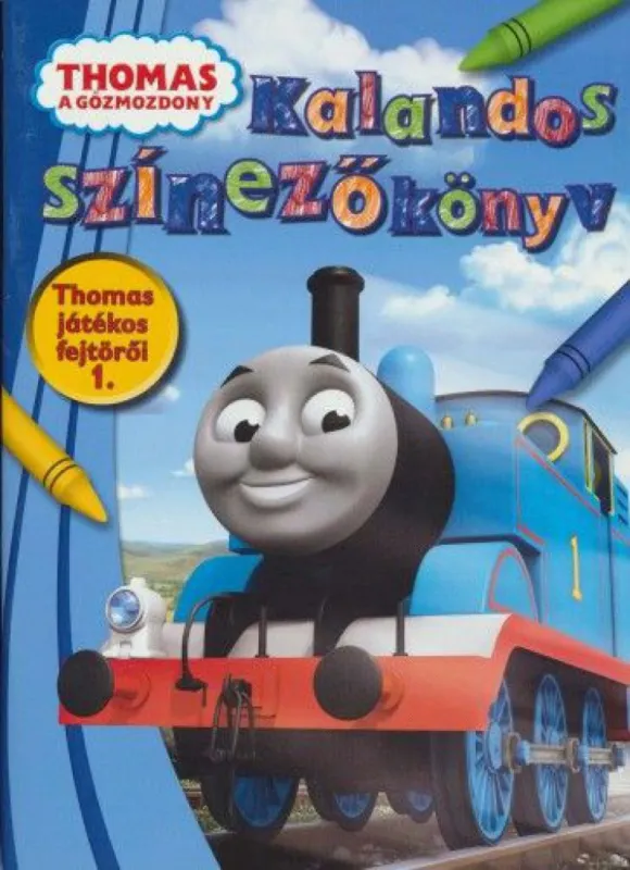 Legnépszerűbb Kalandos színezőkönyv - Thomas, a gőzmozdony - Thomas játékos fejtörői 1.
