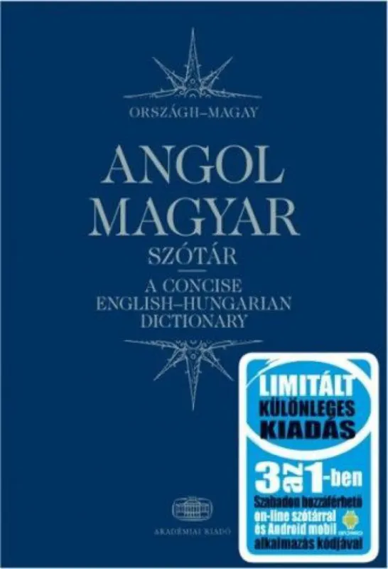 Magyar-angol szótár 3 az 1-ben Csak ma