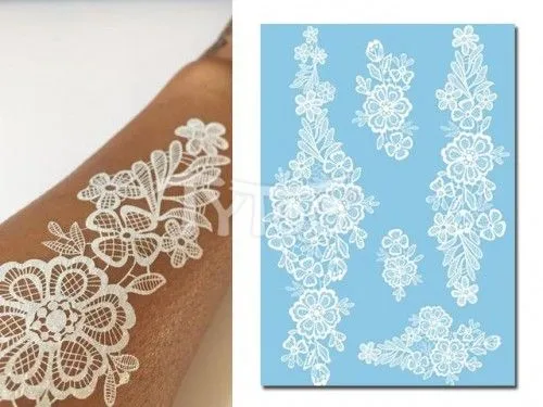 Fehér henna tetoválás-CSIPKE Expressz szállítás