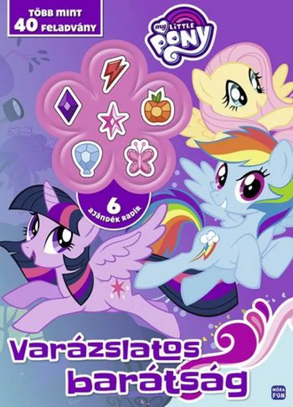 Gyors kiszállítás MY Little Pony - Varázslatos barátság - Foglalkoztatókönyv 6 ajándék radírral
