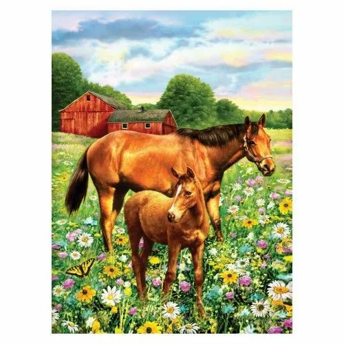Outlet Számozott kifestő, 222,3x298,5mm - Lovak