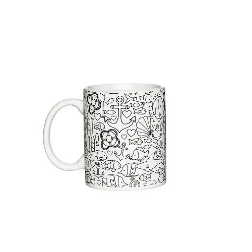 Árcsökkenés Porcelán bögre Tenger