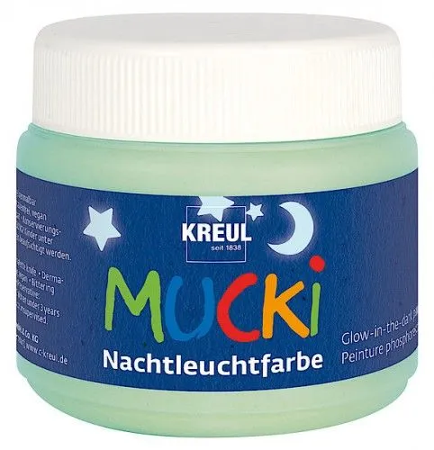 Mucki ujjfesték 150ml, Sötétben világító Kiárusítás