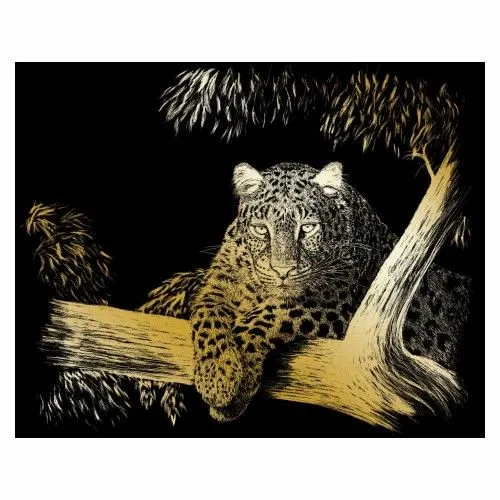 Karckép, arany, 203x254mm - Leopárd Biztonságos fizetés