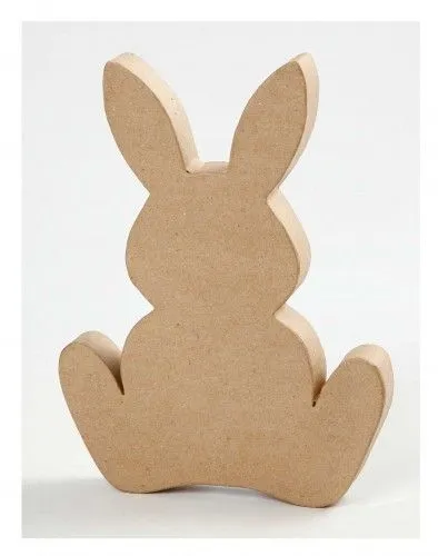 Papírmasé nyuszi 18cm Prémium