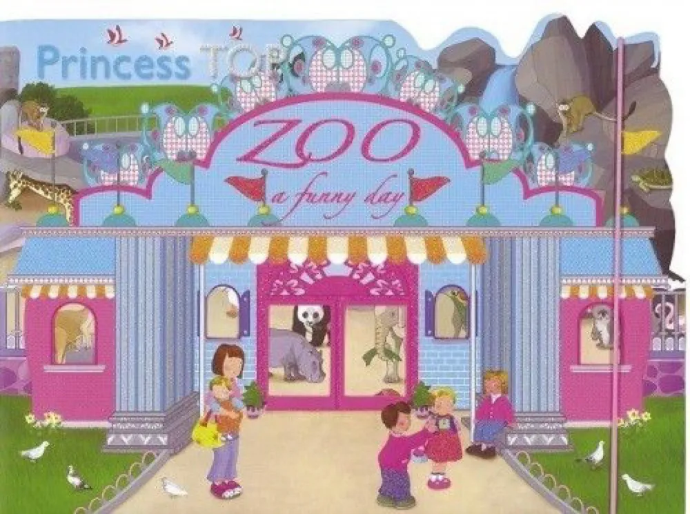 Princess TOP - ZOO: a funny day (blue) Biztonságos vásárlás
