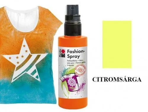 Marabu Fashion Spray Sárga Népszerű