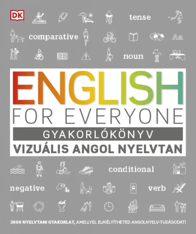 Prémium English for Everyone: Gyakorlókönyv - Vizuális angol nyelvtan - 3000 nyelvtani gyakorlat, amellyel elmélyítheted angolnyelv-tudásodat!