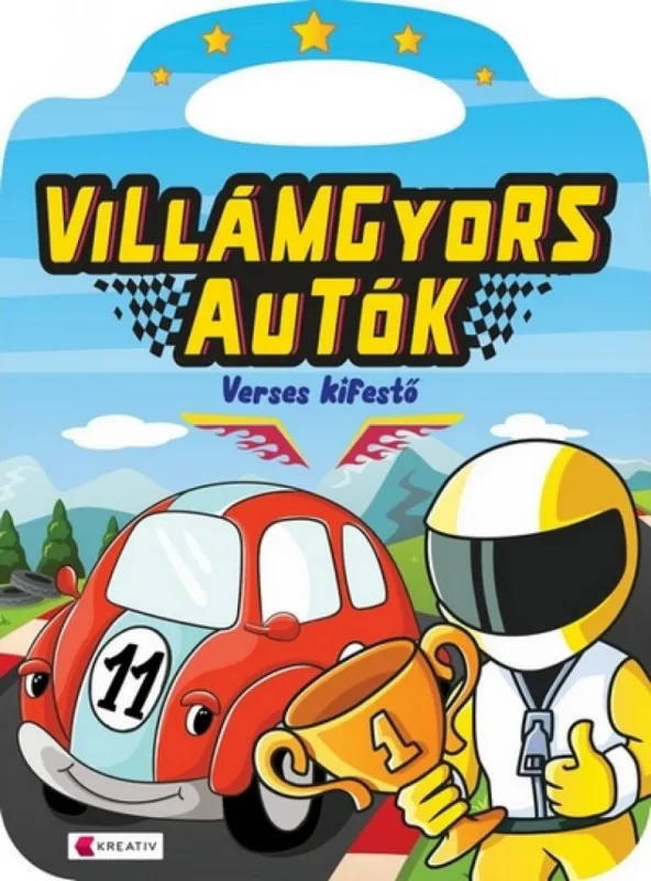 Kedvezmény Villámgyors autók - Verses kifestő
