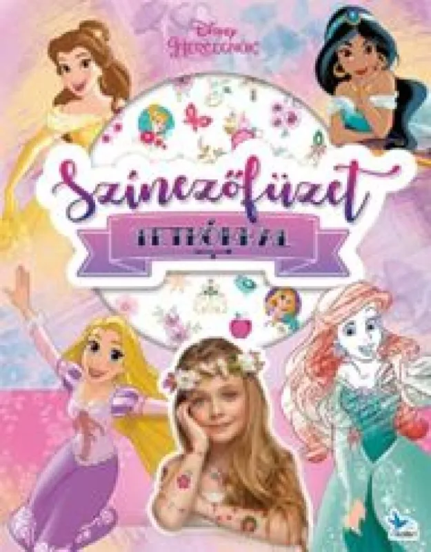 Színezőfüzet tetkókkal – Disney Hercegnők Expressz szállítás