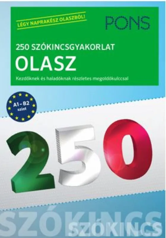 Azonnali szállítás PONS 250 Szókincsgyakorlat Olasz