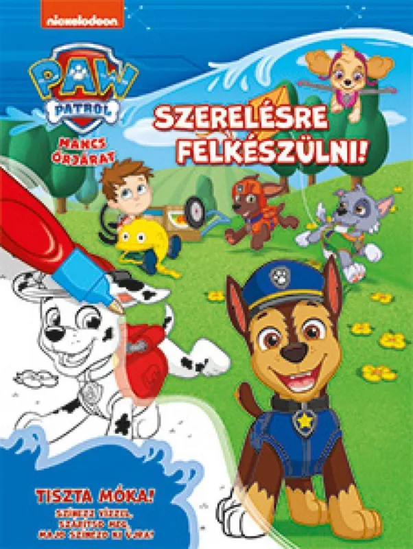 Mancs őrjárat - Szerelésre felkészülni! - Tiszta móka! Színezz vízzel, szárítsd meg, majd színezd ki újra! Biztonságos vásárlás