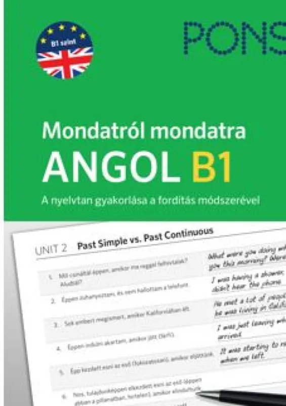 PONS Mondatról mondatra Angol B1 Csak ma