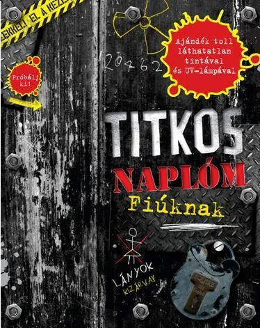 Kedvezmény TITKOS NAPLÓM - FIÚKNAK (AJÁNDÉK TOLLAL)