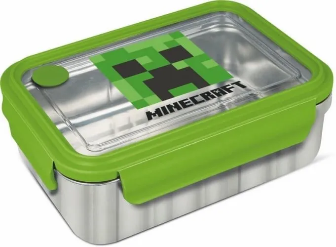 Rozsdamentes acél uzsonnás doboz – Minecraft Akció