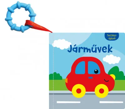 Textilkönyv rágókával - Járművek Nézd meg most