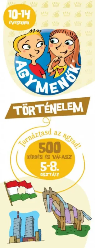 Agymenők Történelem kártyacsomag - 500 kérdés és válasz Kedvezmény