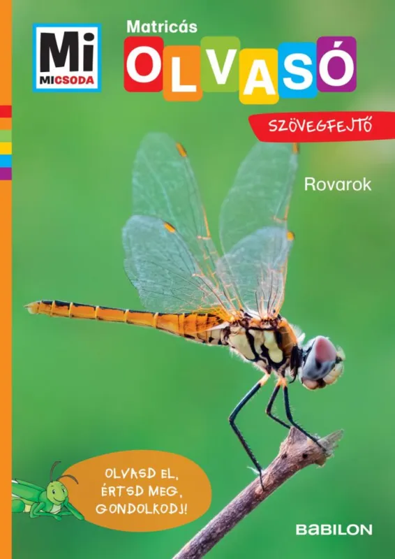 Rovarok - Mi Micsoda Olvasó - Matricás szövegfejtő Exkluzív ajánlat